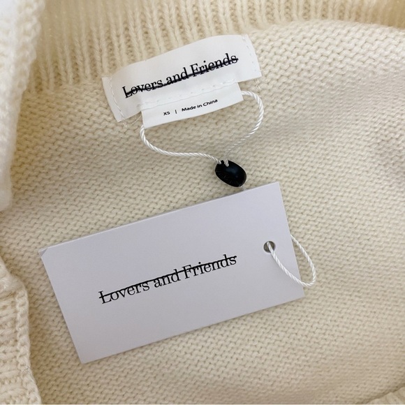 Lovers and Friends Anisa Turtleneck Sweater Dress in Cream - Picture 8 of 11